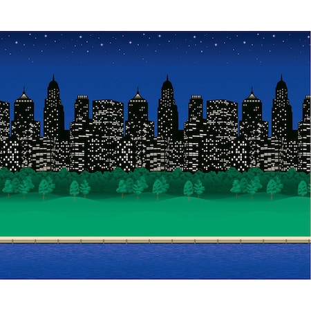 Fadeless Bulletin Board Art Paper Roll, City Lights, 48in x 12ft, PK4 0056948